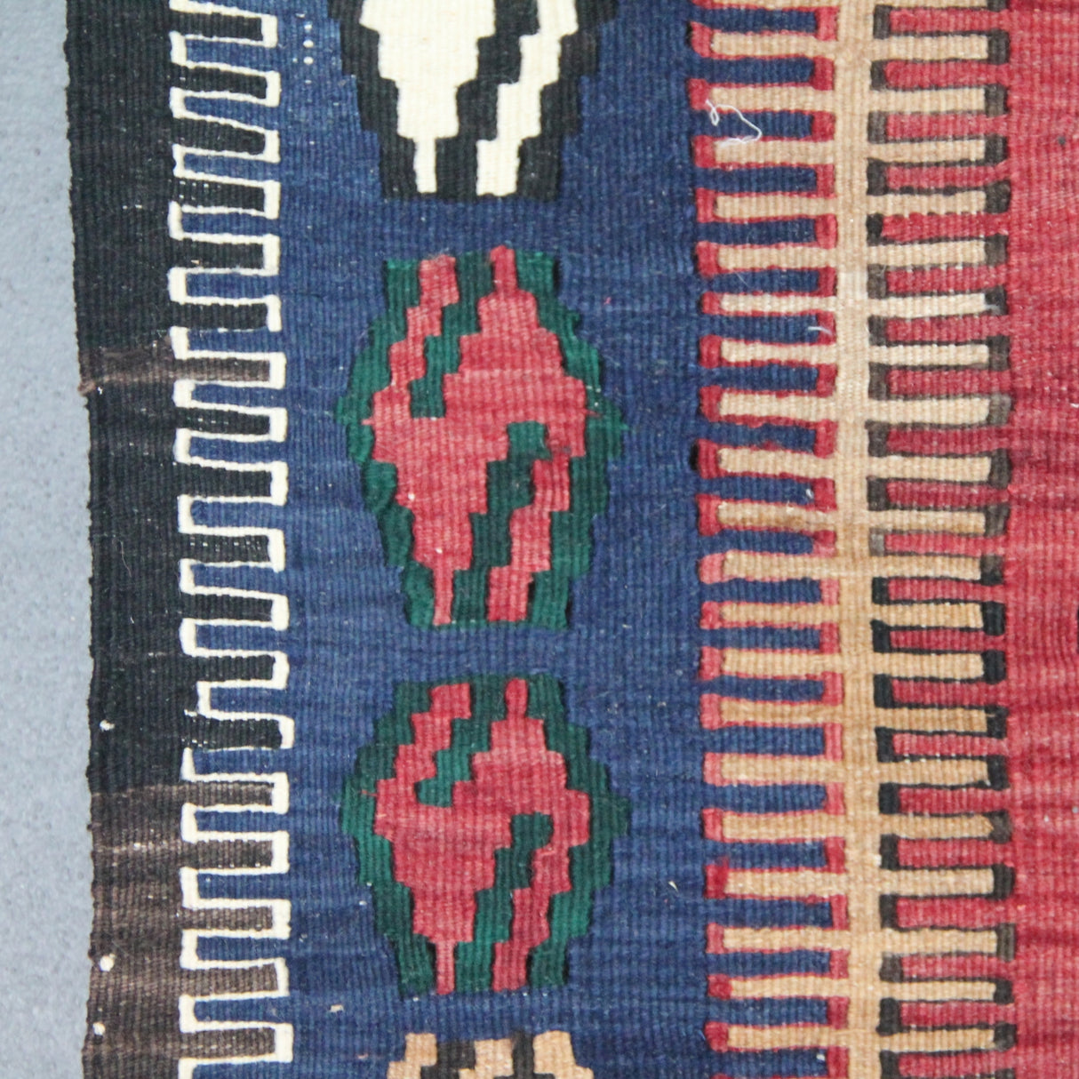 Curated Antique Anatolian Kilim - 4x6 ft | Handmade Vintage Turkish Rug