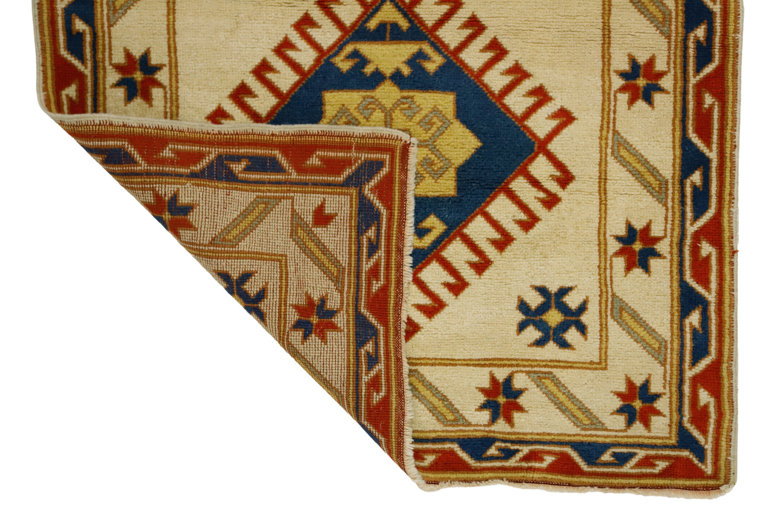 Alakır / 3x5 Vintage Turkish Area Back Side