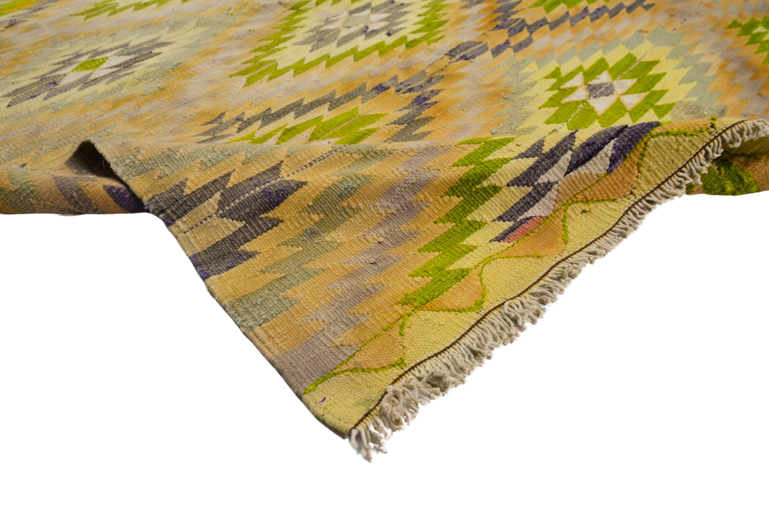 Avdul / 4x8 Muted Vintage Handmade Area Rug Texture