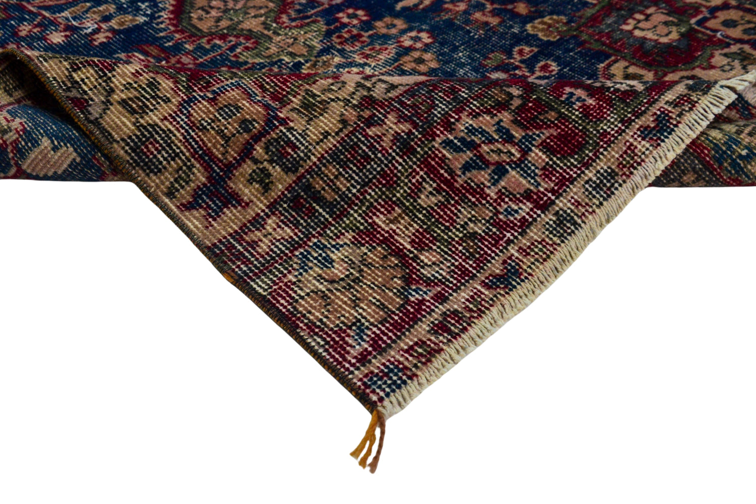 Bozcatepe / 2x6 Vintage Rustic Rug Runner Texture