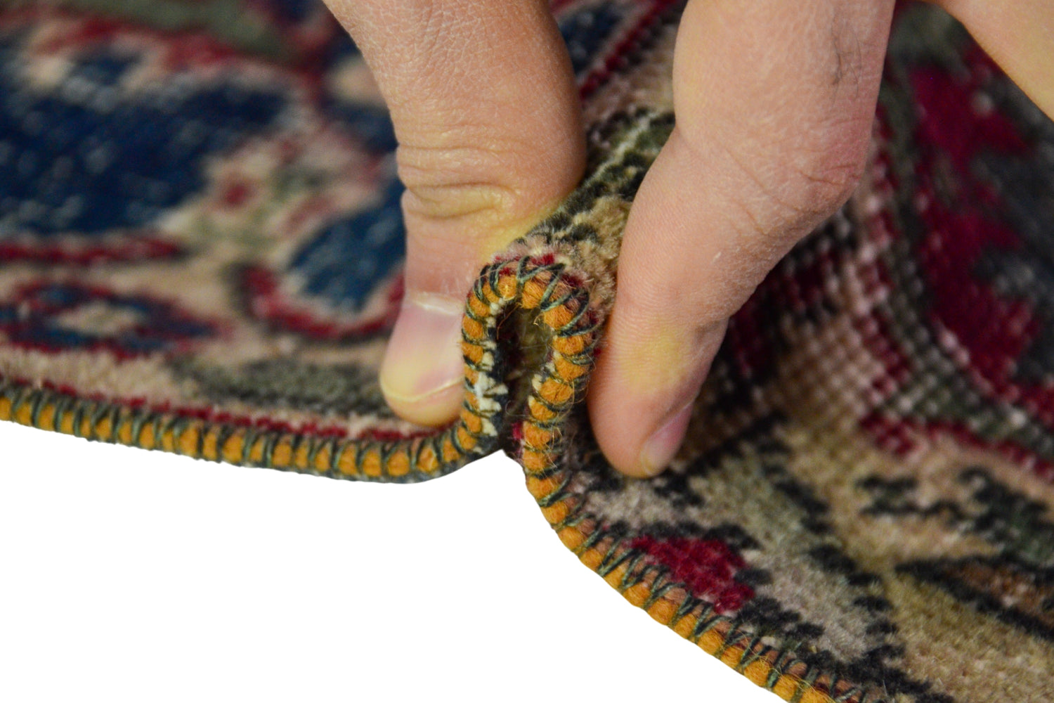 Bozcatepe / 2x6 Vintage Rustic Rug Runner Thickness