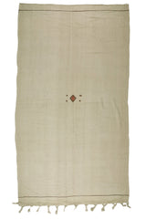 Derbent / 6x11 Beige Vintage Oriental Kilim Front Side