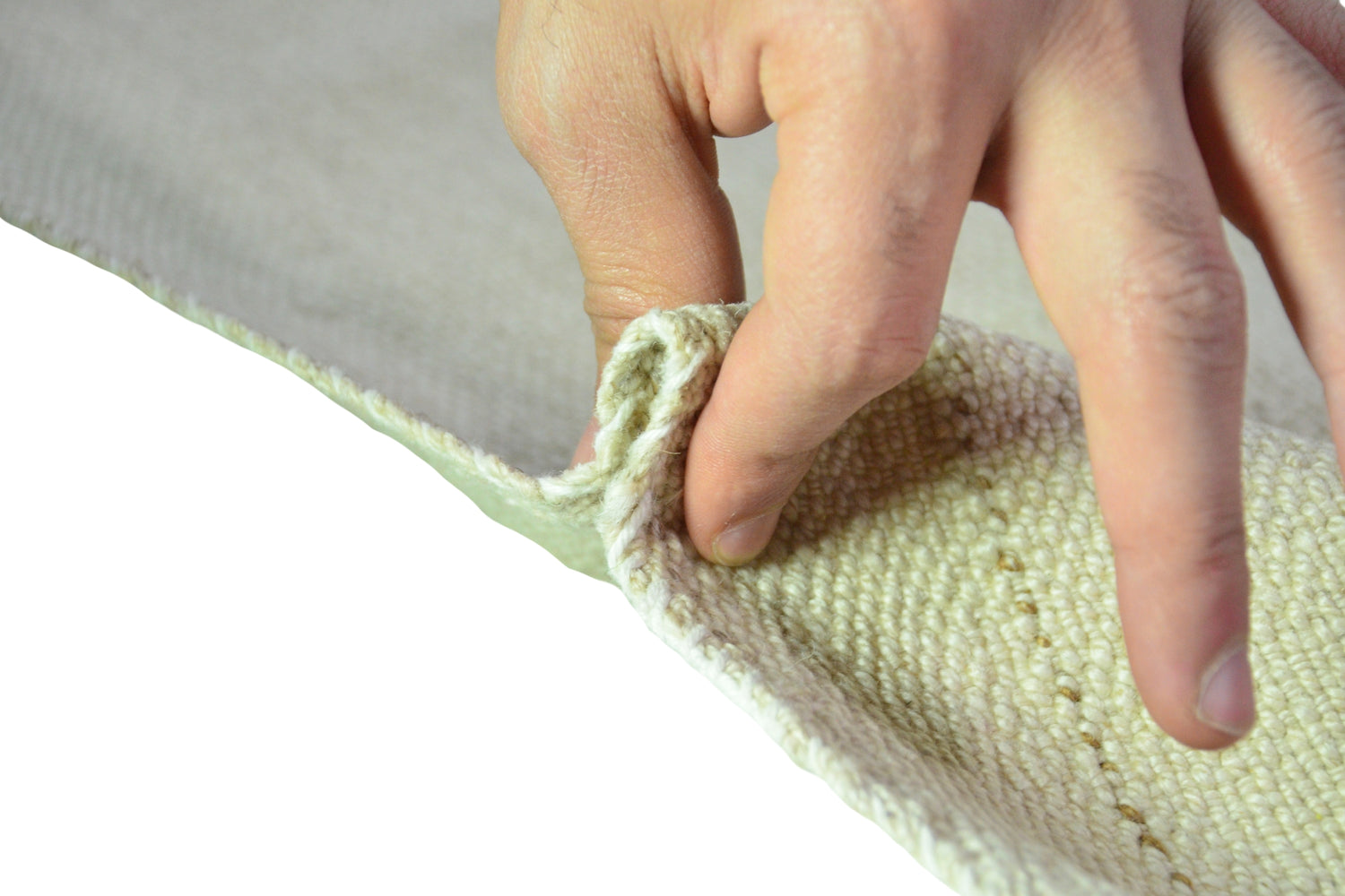 Derbent / 6x11 Beige Vintage Oriental Kilim Thickness