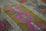 Eskil / 5x9 Vintage Tribal Kilim Rug Detail