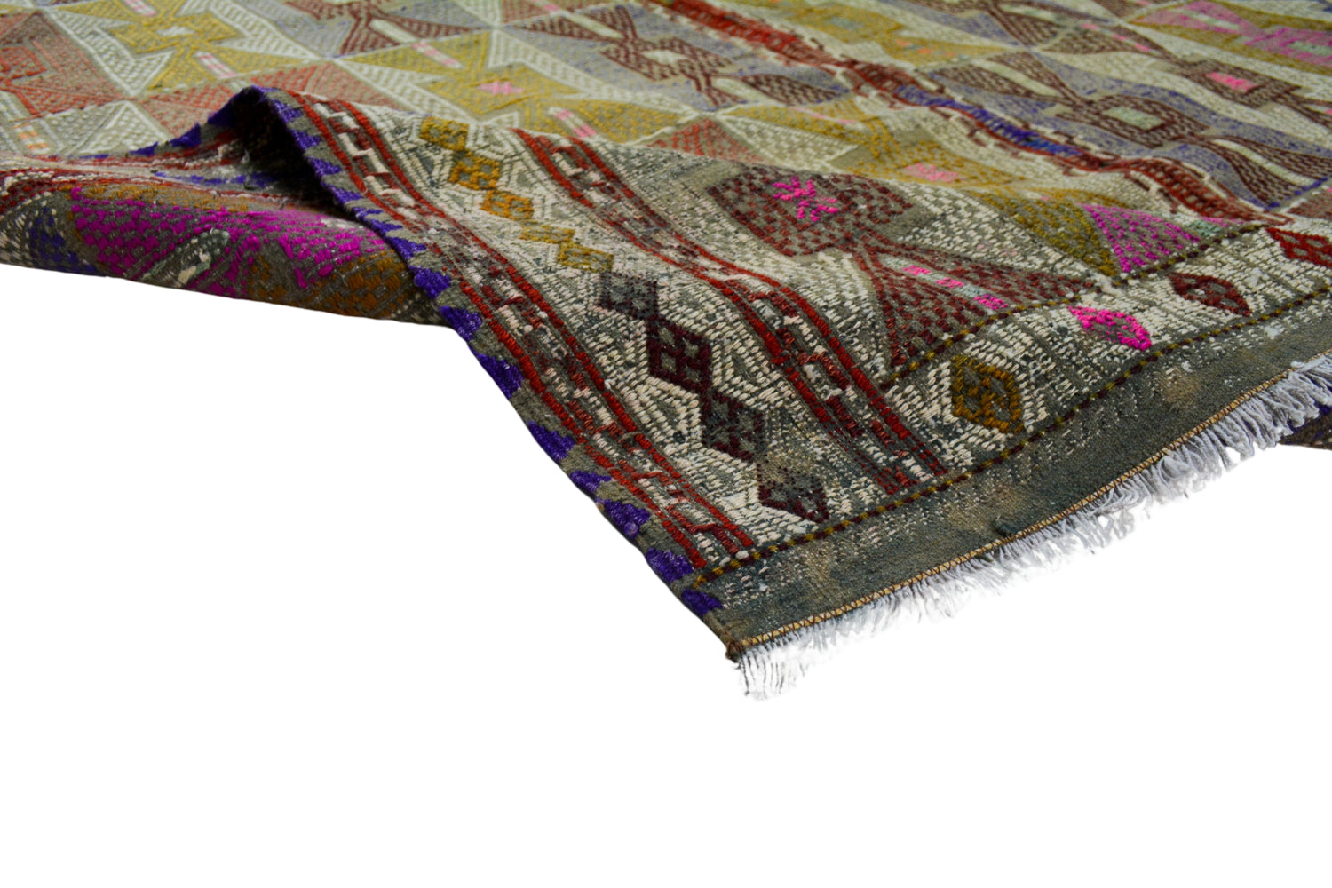 Eskil / 5x9 Vintage Tribal Kilim Rug Texture