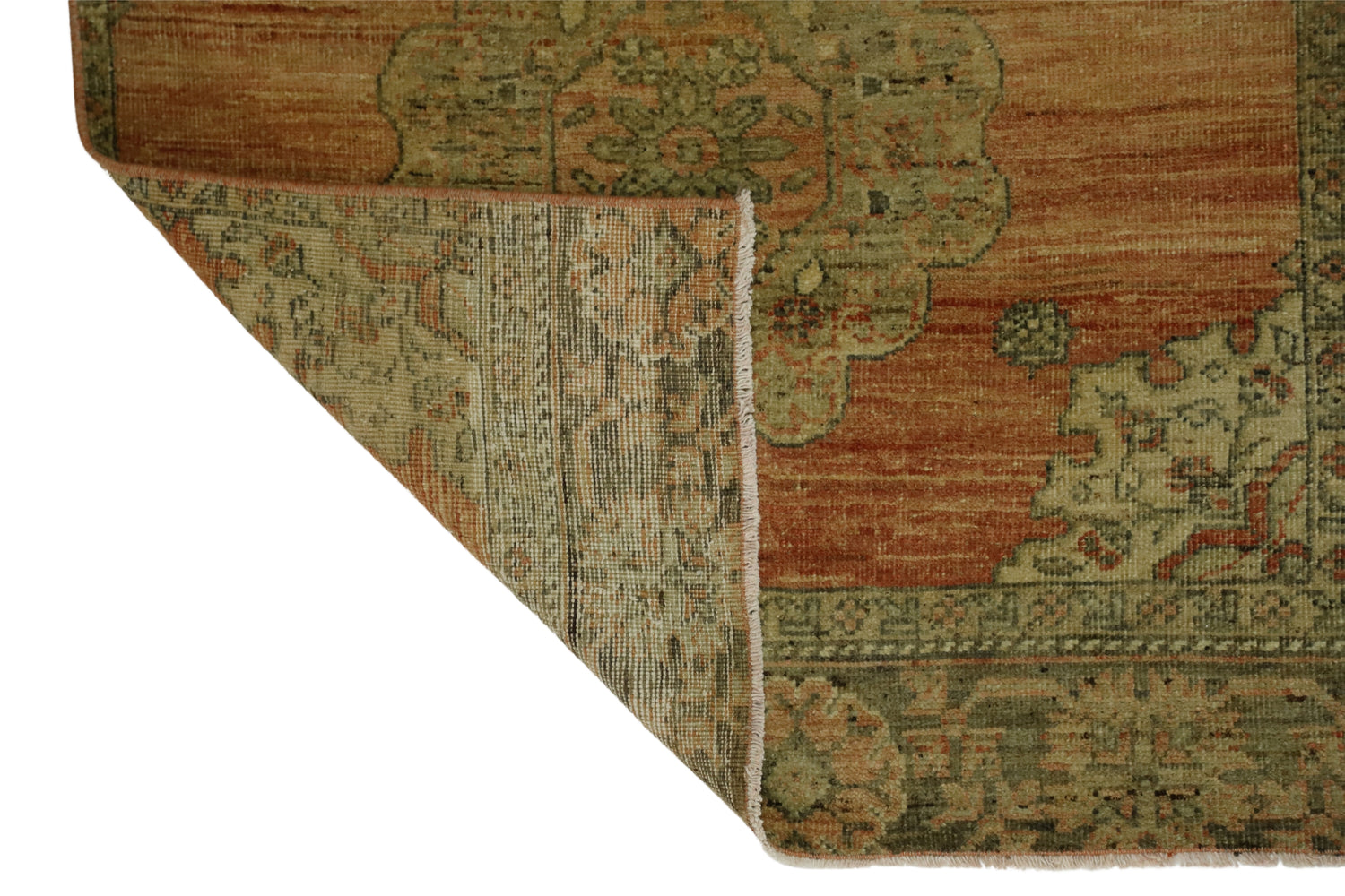 Hadim / 3x10 Vintage Turkish Hallway Runner Back Side