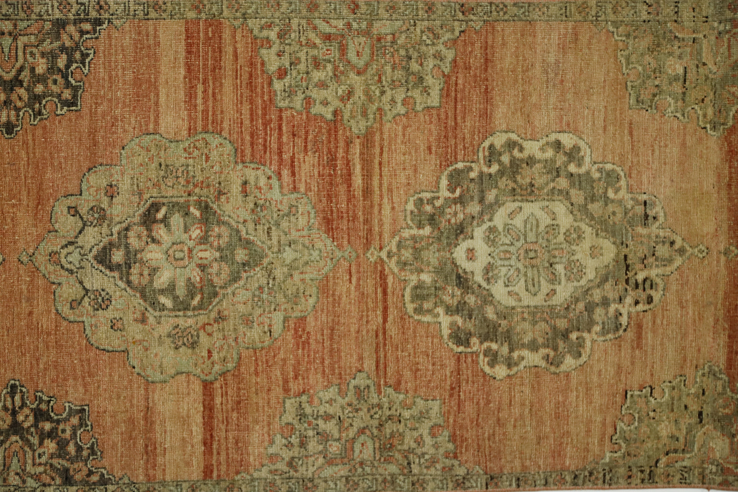Hadim / 3x10 Vintage Turkish Hallway Runner Close Up