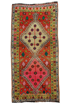 Multi-color Bohemian Vintage Area Rug
