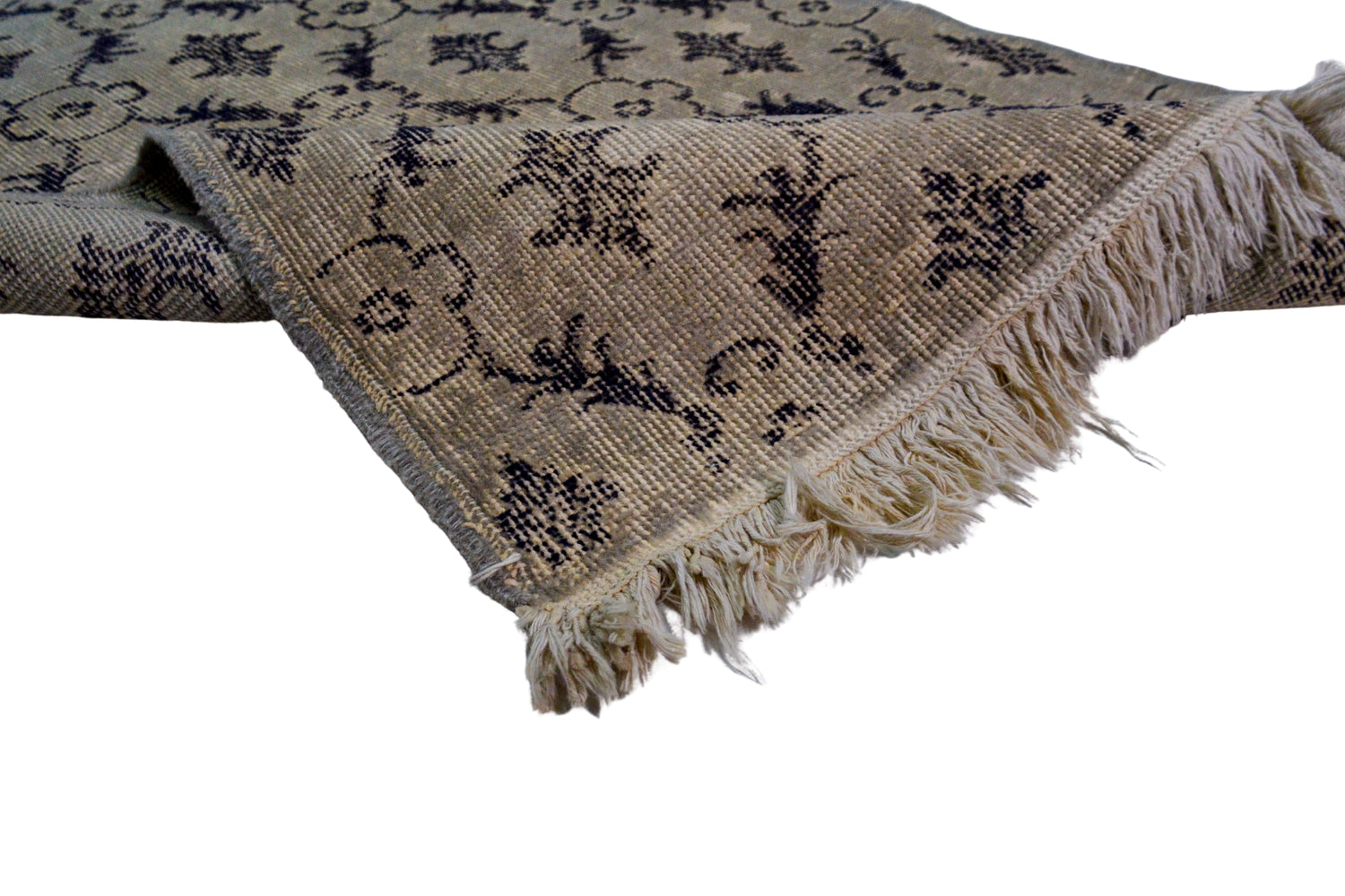 Kemer / 2x11 Vintage Wool Hallway Rug Runner Texture