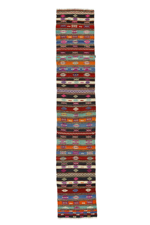 Striped Vintage Kilim Runner