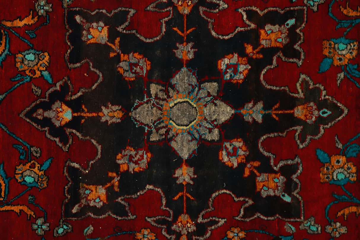 Osmanlı / 8x11 Vintage Oversize Oriental Carpet Close Up