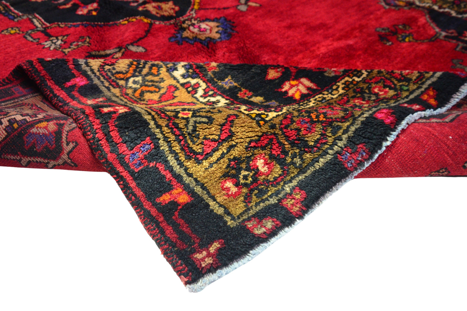 Serpincik / 5x10 Red Anatolian Vintage Carpet Texture