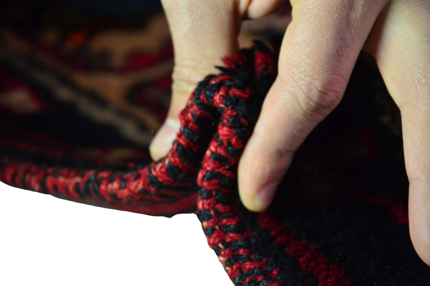 Serpincik / 5x10 Red Anatolian Vintage Carpet Thickness