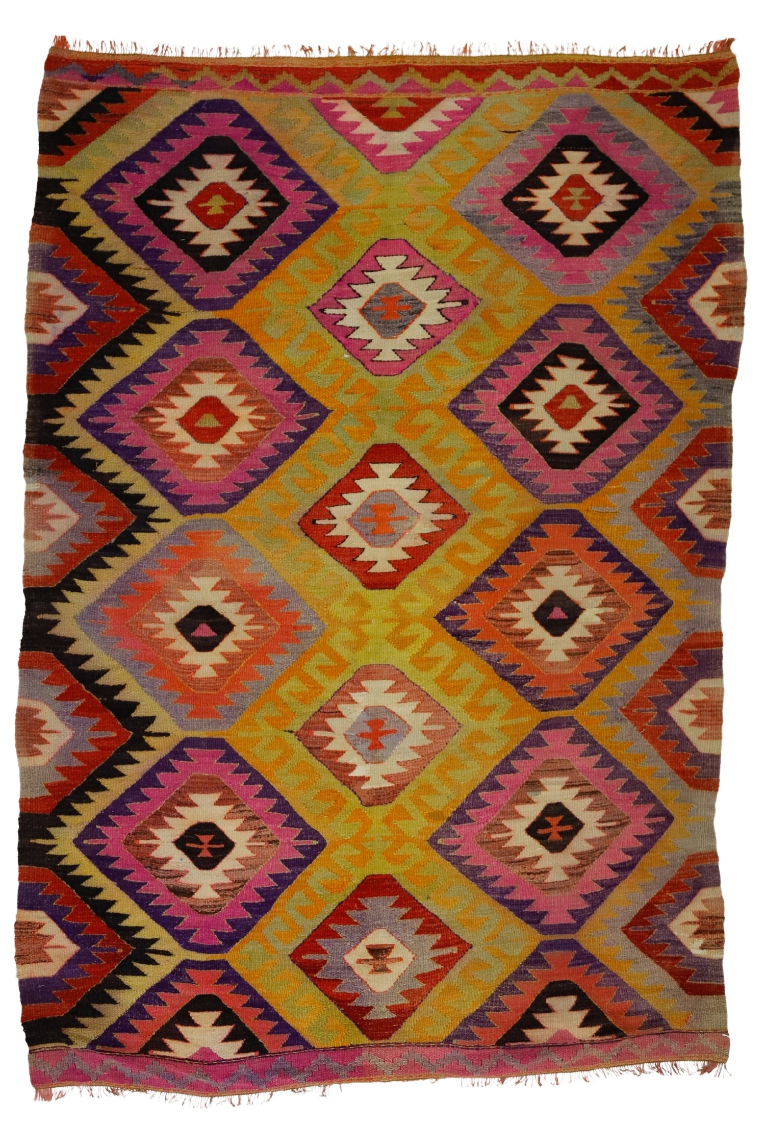 Seydikemer / 5x8 Oriental Flatweave Kilim Rug Front Sİde