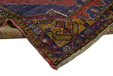 Sorkun / 4x10 Vintage Muted Oriental Carpet Texture