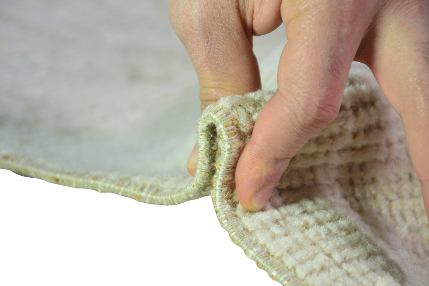 Ugurlu / 2x11 Vintage Handmade Pastel Rug Runner Thickness