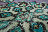 Uluborlu / 6x8 Vintage Turkish Area Rug Detail