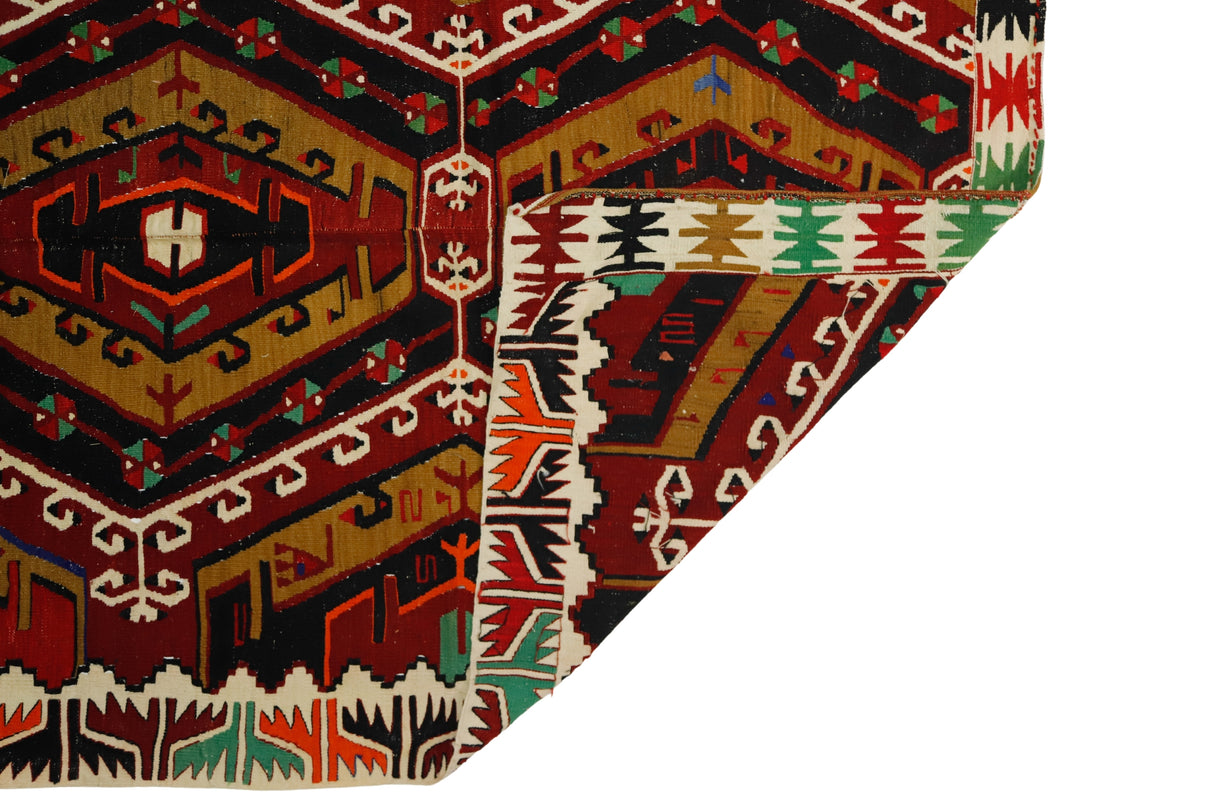 Yavi / 5x11 Oriental Vintage Wool Area Rug Back Side