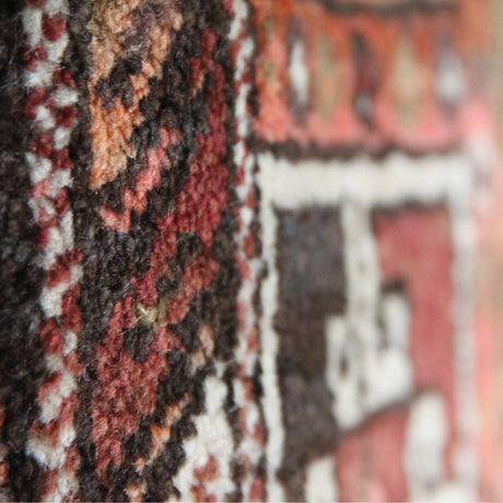 Curated Primitive Wool Rug - 2x5 ft | Handmade Vintage Anatolian Carpet