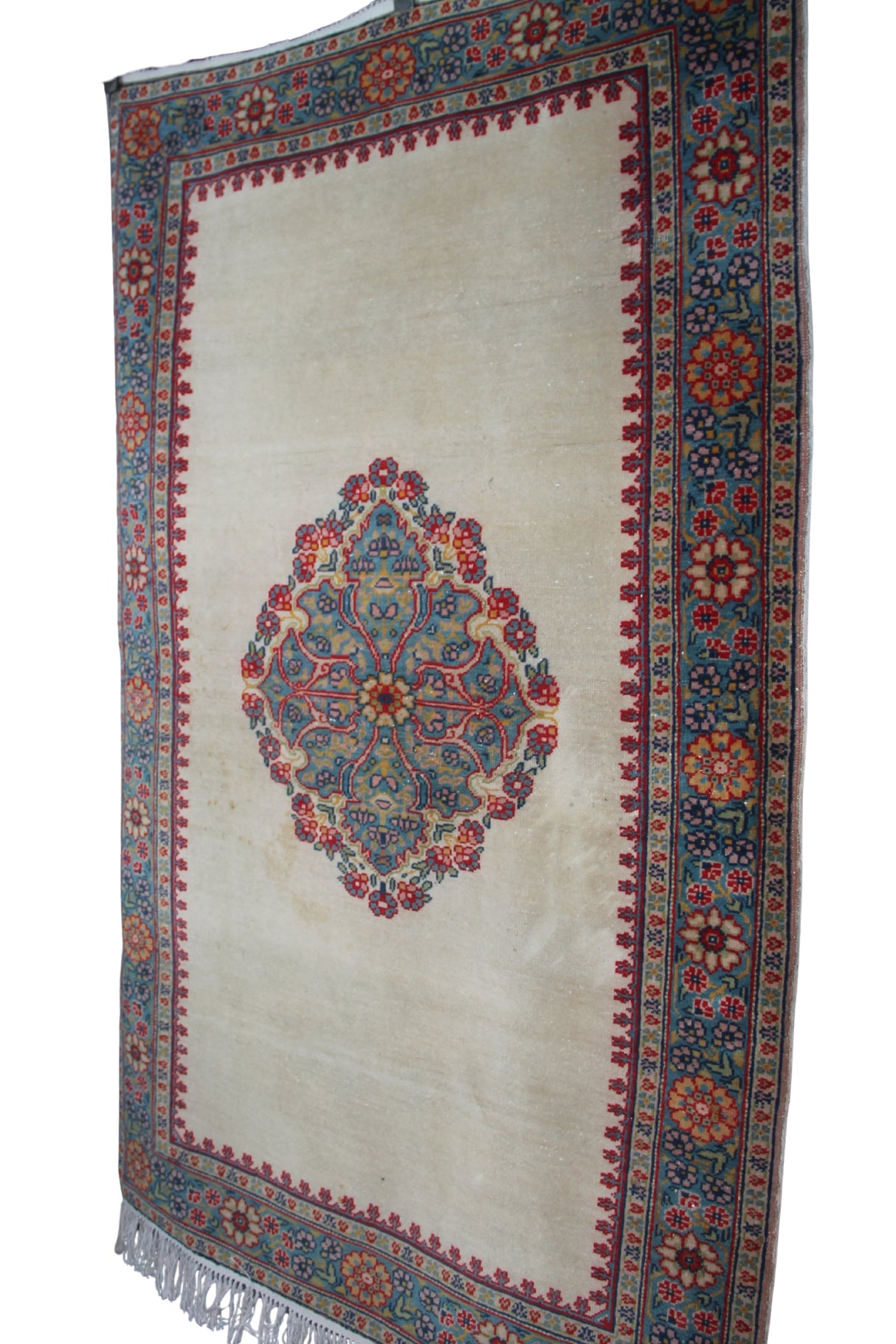 Curated Vintage Oushak Rug - 4x6 ft | Handwoven Authentic Turkish Carpet