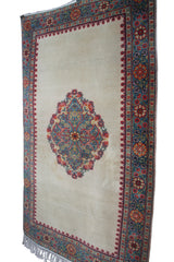 Curated Vintage Oushak Rug - 4x6 ft | Handwoven Authentic Turkish Carpet
