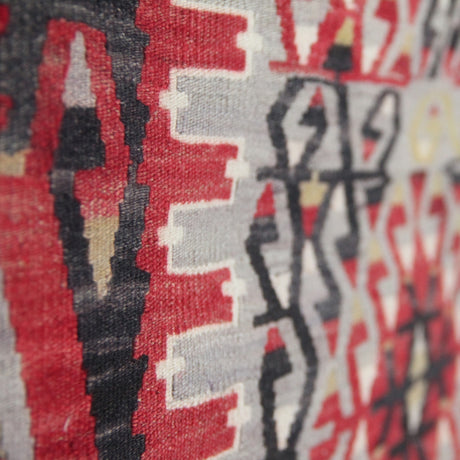 Curated Vintage Kilim Rug - 5x11 ft | Handmade Oriental Area Rug for Living Room