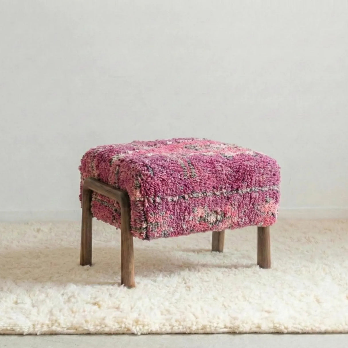 Vintage Rug Ottoman | Design Rose