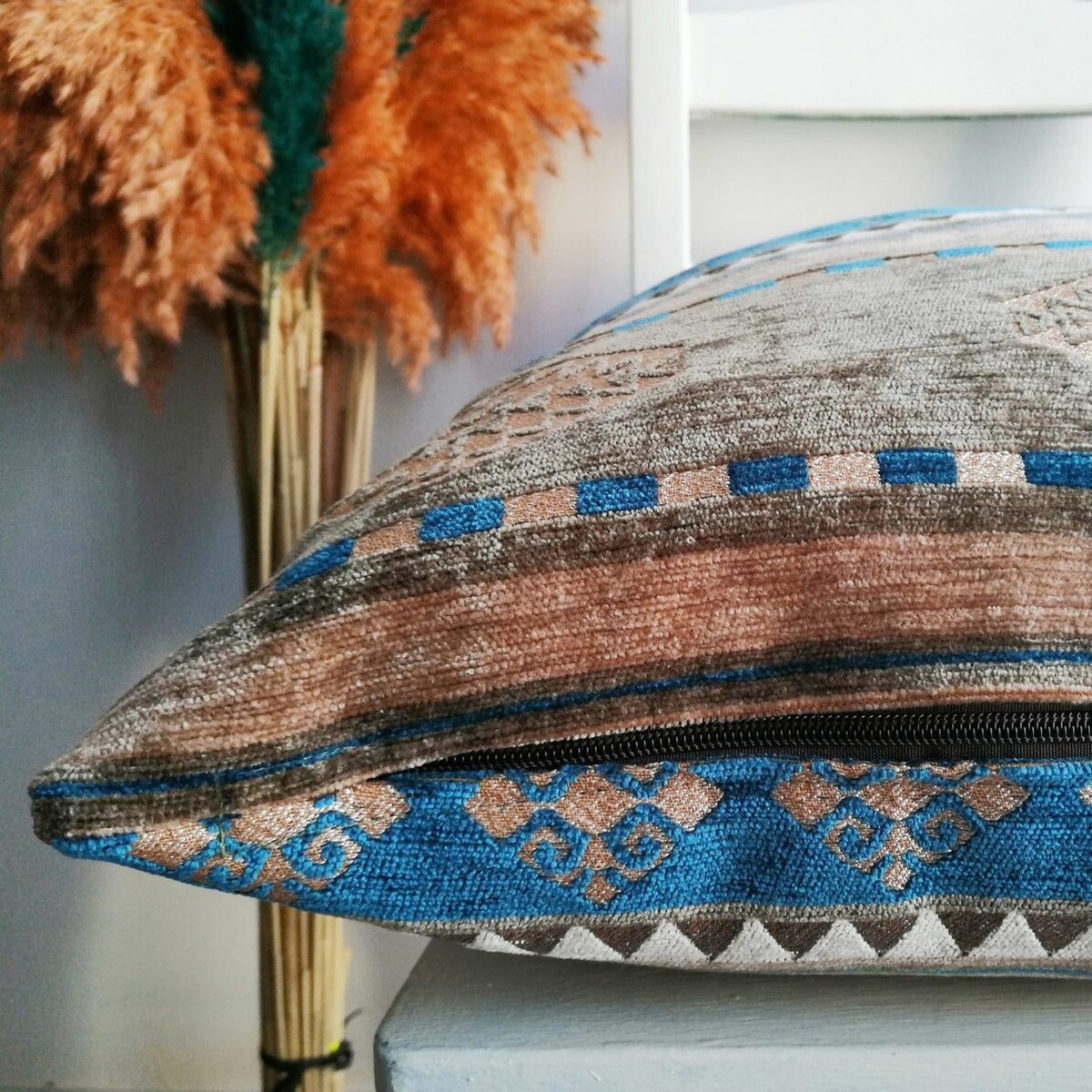 Turkish Kilim Pillow Cover | Design Falez