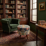 Round Ottoman Stool | Design Turquoise