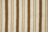Bej-Kahverengi Çizgi Desenli Vintage Kilim / Narince 114 x 175 cm