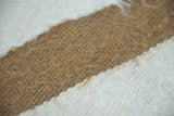 Bej-Kahverengi Çizgi Desenli Vintage Kilim / Narince 114 x 175 cm