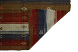 Antika El Dokuma Çizgili Kilim Yolluk / Tire 92 x 260 cm