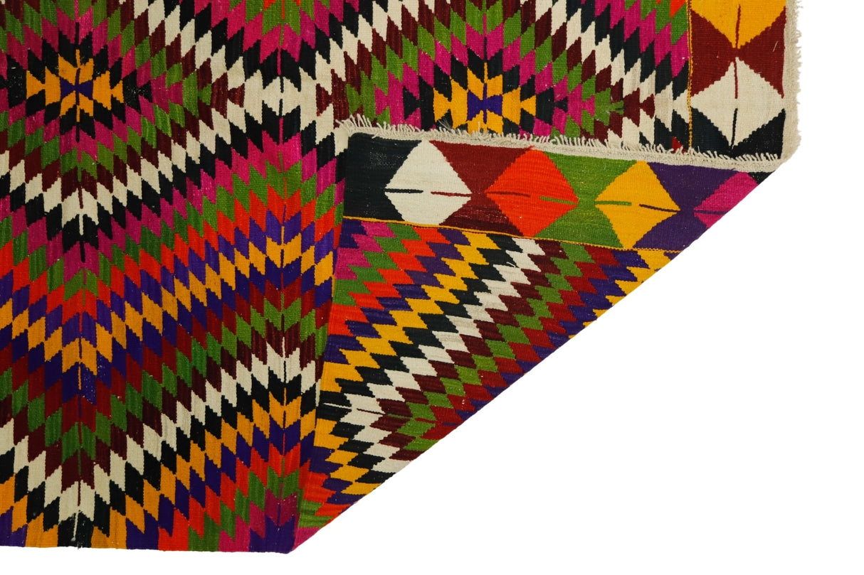Vintage El Dokuma Rustik Kilim / Askerhan 80 x 263 cm