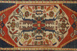 Yün El Dokuma Vintage Halı / Samsat 47 x 120 cm