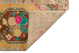 Çiçek Desenli El Dokuma Antika Halı / Sincik 51 x 107 cm