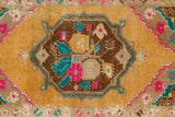 Vintage El Dokuma Antika Halı / Sarıköy 52 x 106 cm